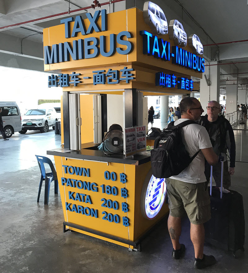 Phuket Airport taxi