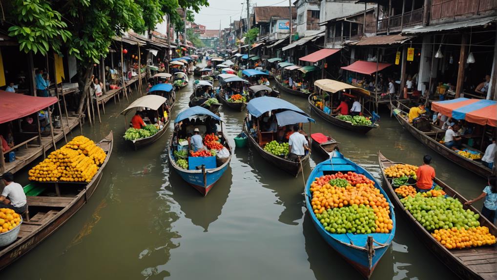 floating markets in thailand