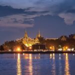 The Grand Palace by Chaophraya River