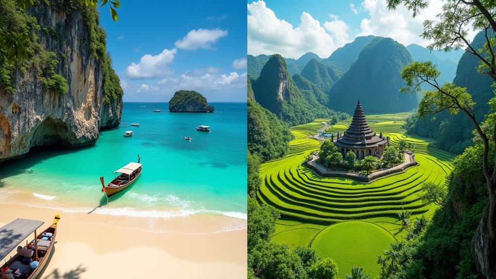 comparing thailand and bali