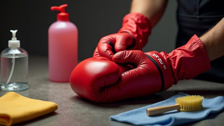 muay thai glove cleaning