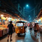 vibrant night markets in bangkok